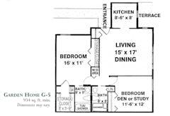 The Garden Home G-5 floorplan image