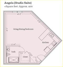 The Angela floorplan image