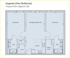 The Augusta floorplan image