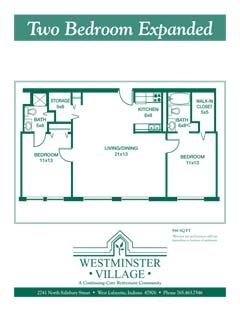 The Expanded floorplan image