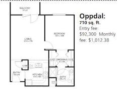 The Oppdal floorplan image