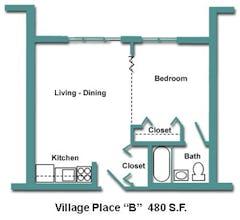 The Village B floorplan image