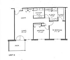 Unit B floorplan image