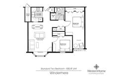 The Windermere floorplan image
