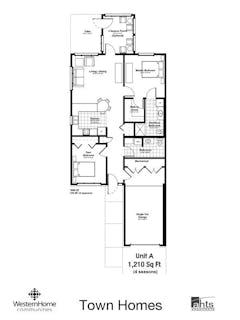 The Town Homes floorplan image