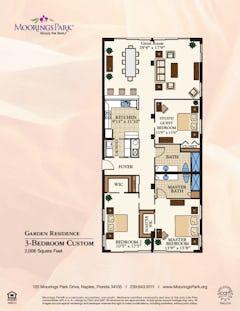 3 Bedroom Custom floorplan image