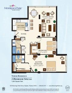 2 Bedroom Special floorplan image