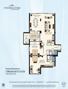 2 Bedroom Custom floorplan image