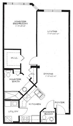 Lancaster floorplan image