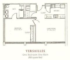 Versailles floorplan image