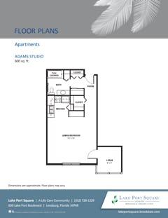Adams floorplan image