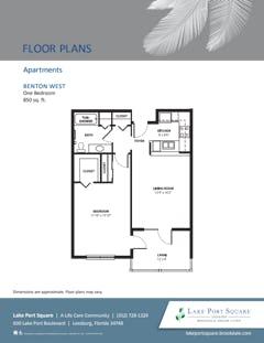 Benton West  floorplan image
