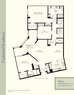 The Kiwi floorplan image