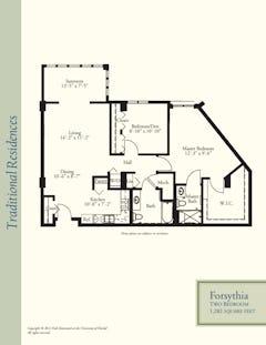 The Forsythia floorplan image
