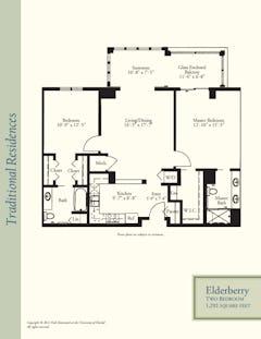 The Elderberry floorplan image