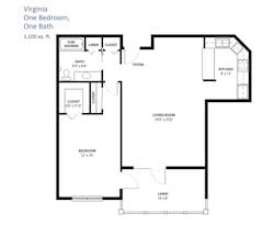 Virginia floorplan image
