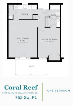 Coral Reef floorplan image