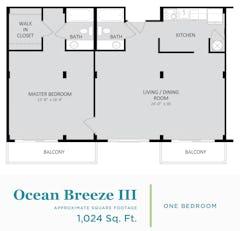 Ocean Breeze III floorplan image