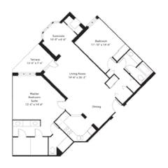 The Special 2BR 2B floorplan image