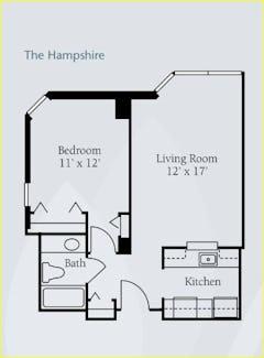 The Hampshire floorplan image