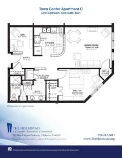 The Apartment C floorplan image