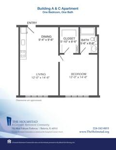 The Building A&C Apartment  floorplan image