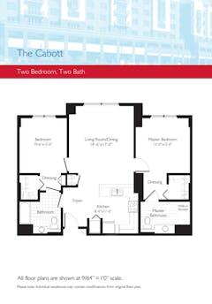 The Cabott floorplan image