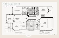The Oakwood floorplan image