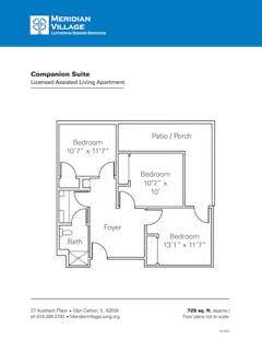 The Companion Suite floorplan image