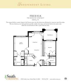 The Freesia floorplan image