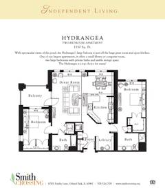 The Hydrangea floorplan image