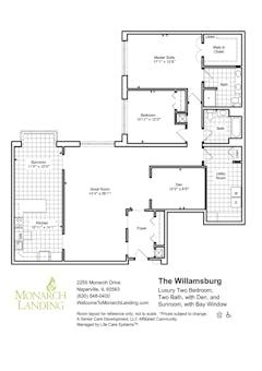 The Williamsburg floorplan image