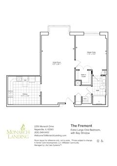 The Fremont floorplan image