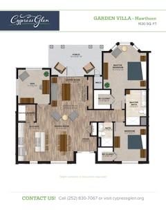The Hawthorn Villa floorplan image