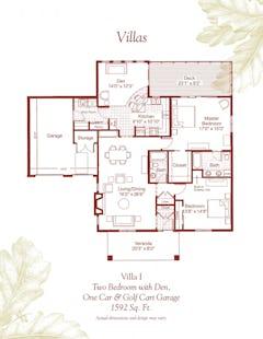 Villa I floorplan image