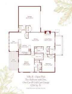 Villa II Open floorplan image