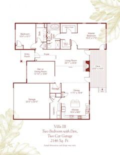 Villa III floorplan image