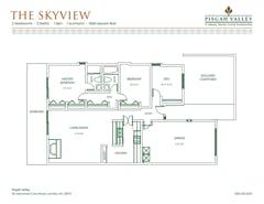 The Skyview floorplan image