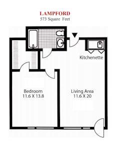 The Lampford floorplan image