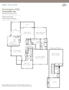 The Kensington Villa floorplan image