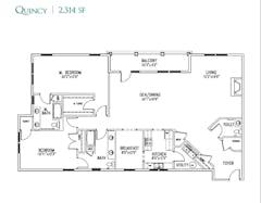 The Quincy floorplan image