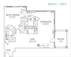 The Henley floorplan image