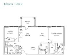 The Jackson floorplan image