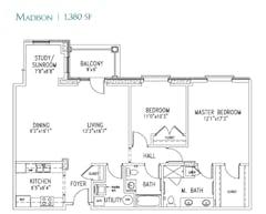 The Madison  floorplan image