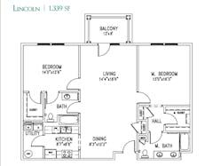 The Lincoln  floorplan image