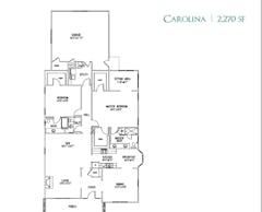 The Carolina floorplan image