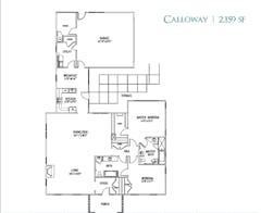 The Calloway floorplan image