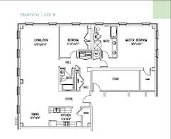 The Hampton floorplan image