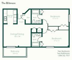 The Biltmore floorplan image
