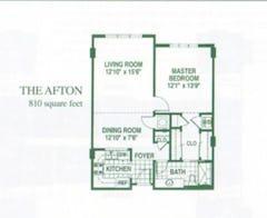 The Afton floorplan image